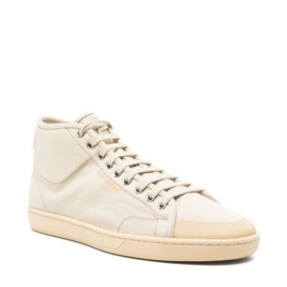 Saint Laurent Shoes - Saint Laurent Women Court Classic sneakers Cream Size 7,5
